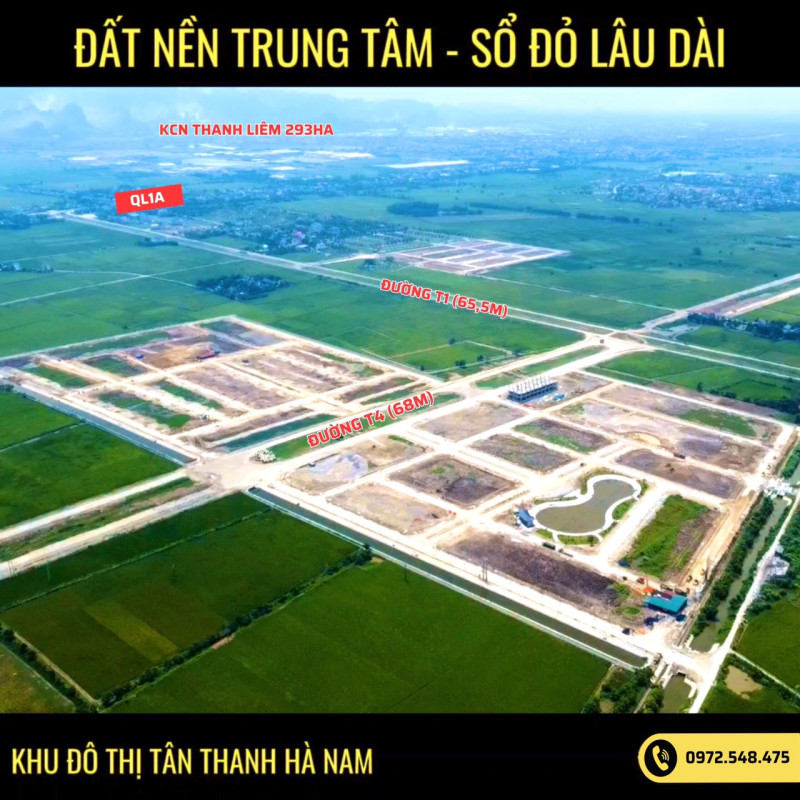 Ra mắt KĐT Tân Thanh-Thanh Liêm-Hà Nam cạnh khu hành chính mới