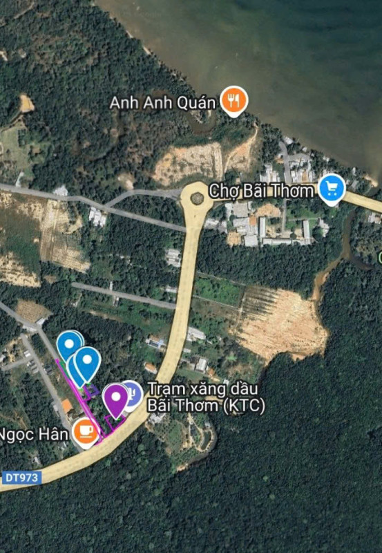 bán lô đất 4tr/m2 bãi thơm phú quốc DT 1000m2 mặt đường DT 973 083 2865 116