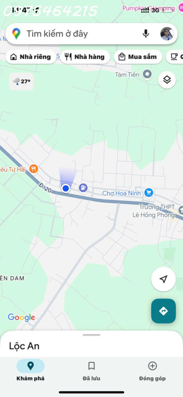 Bán đất thổ cư gần chợ Lộc An, Bảo Lâm – Giá chỉ 1 tỷ 150 triệu, ngân hàng hỗ trợ vay 100%
