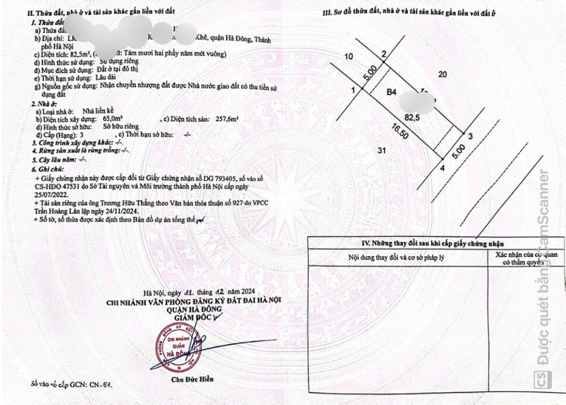 BÁN BIỆT THỰ LIỀN KỀ 5 TẦNG, 83M2,  THANG MÁY VỊ TRÍ VÀNG LA KHÊ - HÀ ĐÔNG - GIÁ 19.5 TỶ - SỔ ĐỎ CHÍNH CHỦ